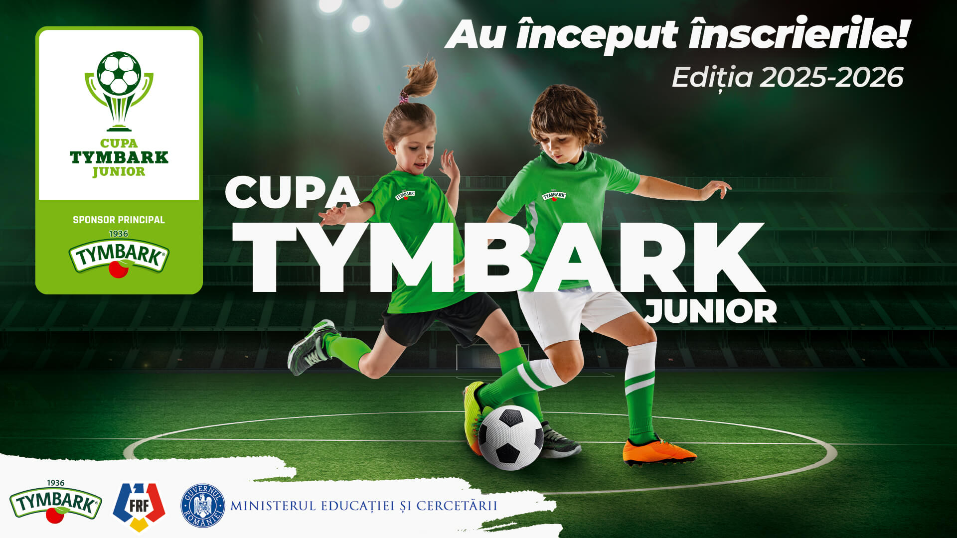 O nouă ediție a competiției CupaTymbark Junior – înscrierile se desfășoară până pe 30 noiembrie